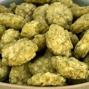Snack arroz con curry verde